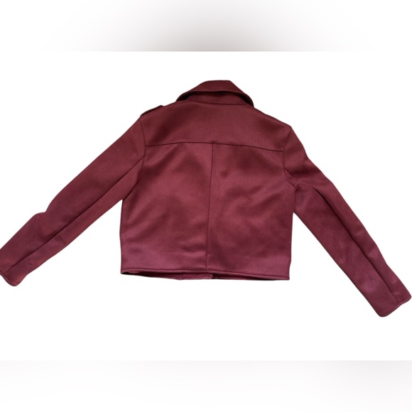 Newbury Knutson Moto Jacket in Raspberry Red size Small - Picture 5 of 13